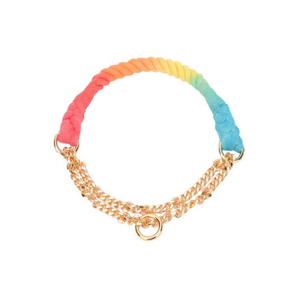 COLLAR ARCOIRIS CON CADENA